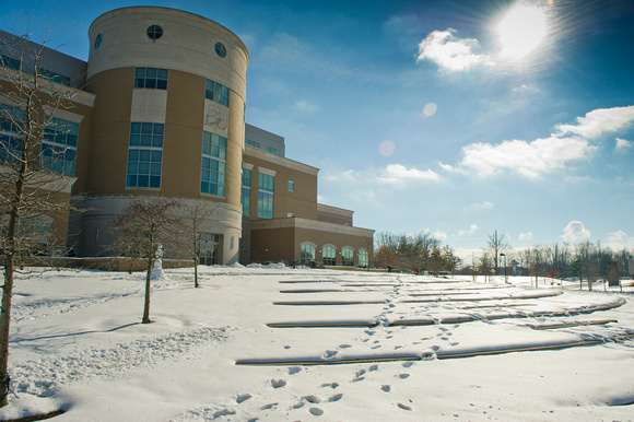 2014 Rice Library snow
