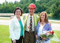 President Linda L.M. Bennett, Robert E. Griffin and wife Judith A.Griffin