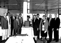 1990 Eric von Fuhrmann, Jim Blevins, John Deem, Betty Rice, David L. Rice, and Donald Pitzer at ISUE/USI 25th anniversary