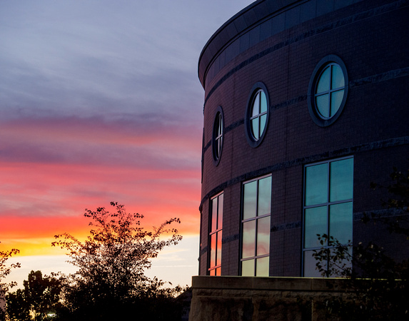 2015 Rice Library Sunset 2