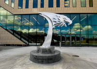 The Screaming Eagle Sculpture